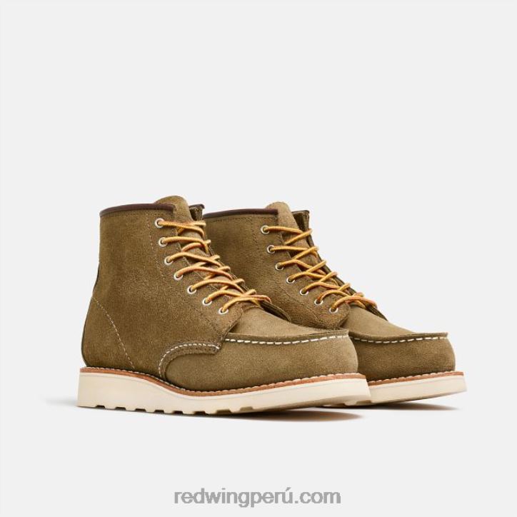 aceituna X22T195 Red Wing heritage - bota corta estilo mocasín clásico de 6 pulgadas para mujer en piel de farol estilo 3417 - Image 3
