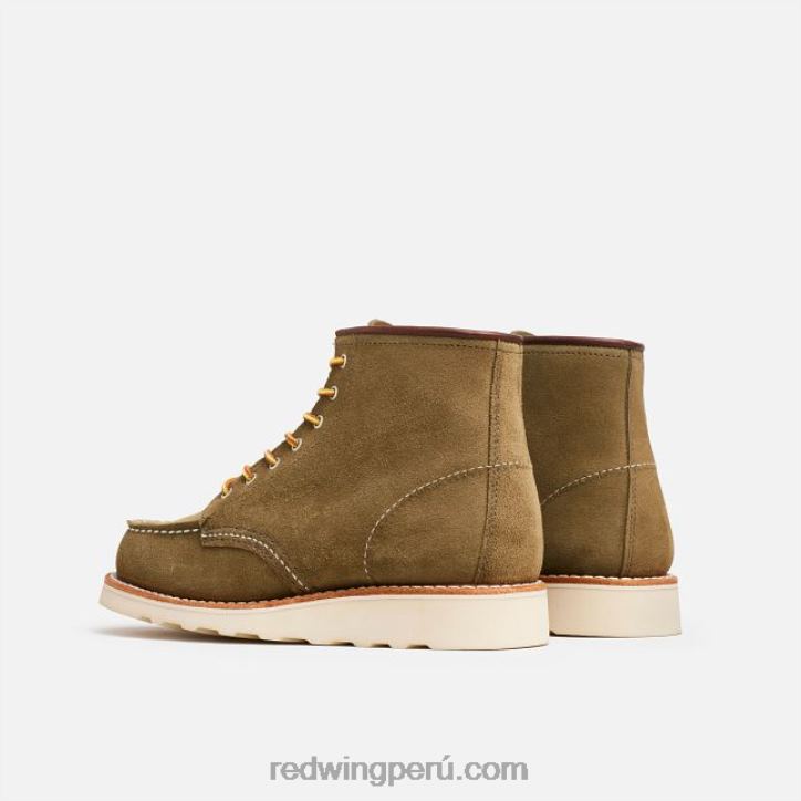 aceituna X22T195 Red Wing heritage - bota corta estilo mocasín clásico de 6 pulgadas para mujer en piel de farol estilo 3417 - Image 4