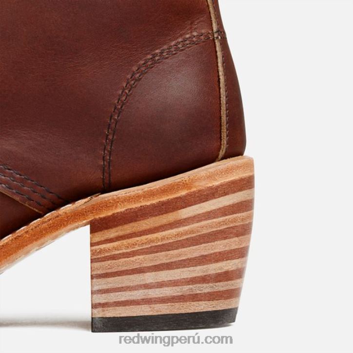ámbar X22T182 Red Wing heritage - bota de mujer con tacón modelo 3403 clara en piel acampo - Image 8