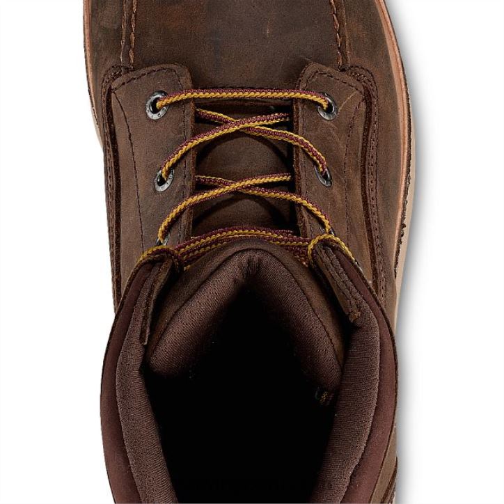 broncearse X22T126 Red Wing trabajo - estilo 2418 tracción tred bota impermeable con punta de seguridad para hombre de 8 pulgadas - Image 4