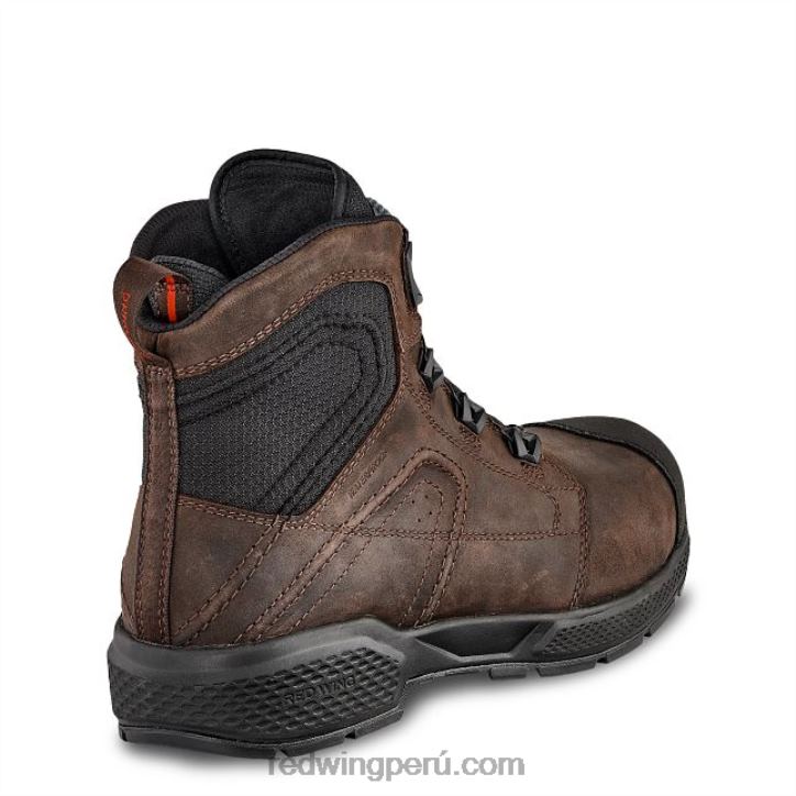 Café exprés X22T101 Red Wing botas de trabajo impermeables con punta de seguridad de 6 pulgadas para hombre estilo 2403 brnr xp - Image 2