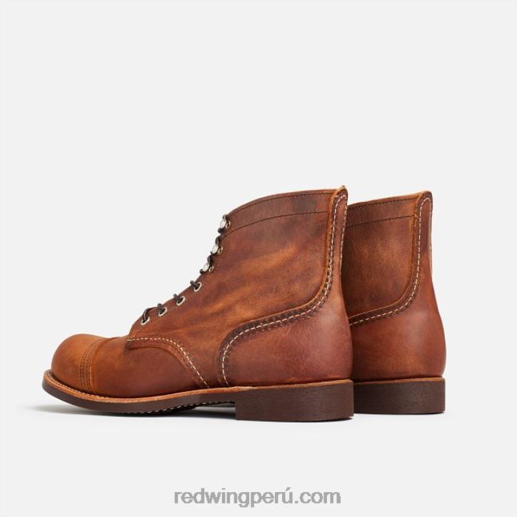cobre X22T166 Red Wing heritage - bota de 6 pulgadas para hombre estilo 8084 iron ranger en piel de arnés - Image 4