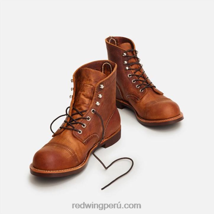 cobre X22T166 Red Wing heritage - bota de 6 pulgadas para hombre estilo 8084 iron ranger en piel de arnés - Image 7