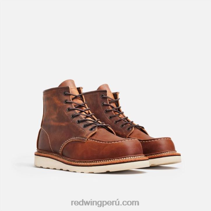 cobre X22T172 Red Wing heritage - bota de 6 pulgadas estilo mocasín clásico 875 para hombre en cuero heredado - Image 3
