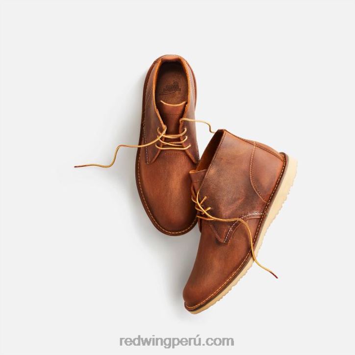 cobre X22T178 Red Wing heritage - bota de 6 pulgadas para hombre estilo 3311 weekender chelsea en cuero áspero y resistente - Image 7