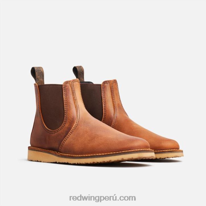 cobre X22T179 Red Wing heritage - bota de mujer con tacón style 3404 clara en piel legacy - Image 3