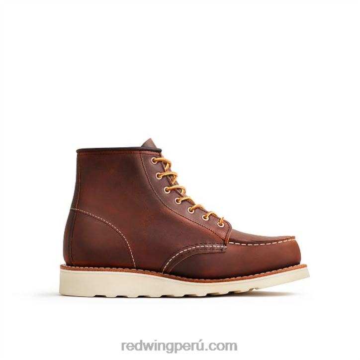 cobre_x22t189_red_wing_heritage_bota_corta_estilo_mocasin_clasico_de_6_pulgadas_para_mujer_en_cuero_heredado_estilo_3353.jpg cobre X22T189 Red Wing heritage - bota corta estilo mocasín clásico de 6 pulgadas para mujer en cuero heredado estilo 3353 - Image 1