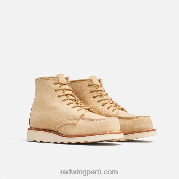 crema X22T193 Red Wing heritage - bota corta estilo mocasín clásico de 6 pulgadas para mujer estilo 3380 en piel de límite - Image 3