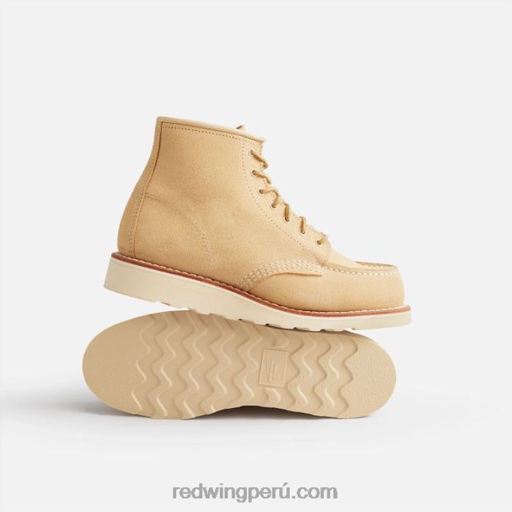 crema X22T193 Red Wing heritage - bota corta estilo mocasín clásico de 6 pulgadas para mujer estilo 3380 en piel de límite - Image 7