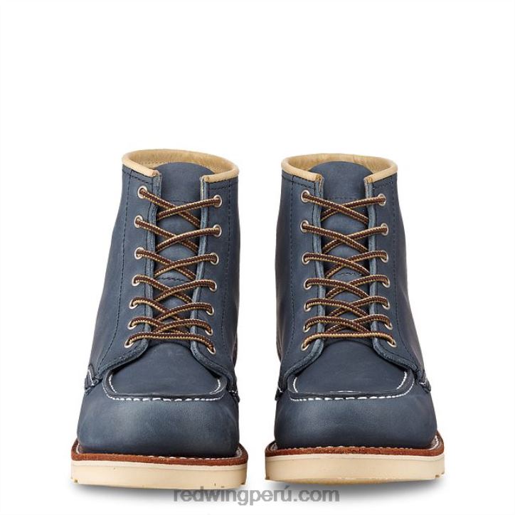 índigo X22T190 Red Wing heritage - bota corta estilo mocasín clásico de 6 pulgadas para mujer estilo 3383 en piel de vacuno - Image 3
