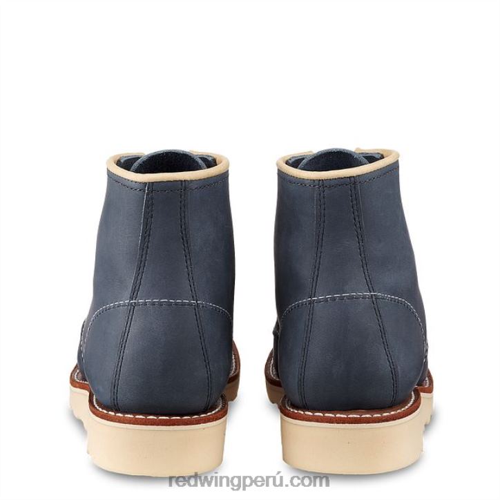 índigo X22T190 Red Wing heritage - bota corta estilo mocasín clásico de 6 pulgadas para mujer estilo 3383 en piel de vacuno - Image 4