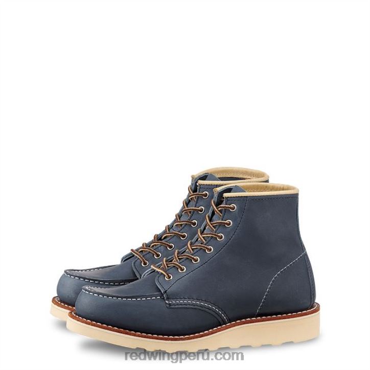índigo X22T190 Red Wing heritage - bota corta estilo mocasín clásico de 6 pulgadas para mujer estilo 3383 en piel de vacuno - Image 5