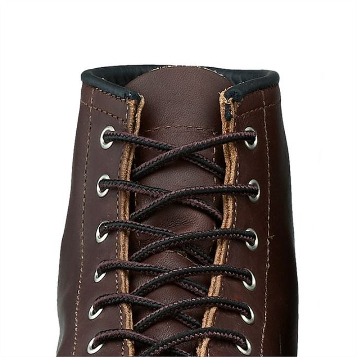 marrón oscuro X22T241 Red Wing estilo 97155 encaje encerado plano de 48 pulgadas encaje unisex en algodón encerado - Image 3