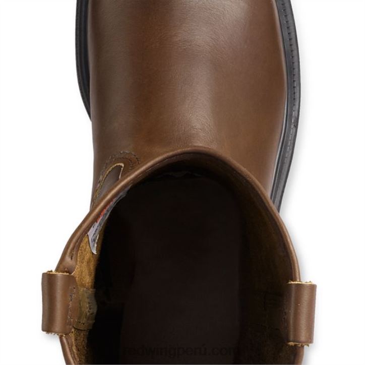 marrón X22T100 Red Wing trabajo - estilo 2452 exos lite bota de seguridad impermeable para hombre de 6 pulgadas - Image 7