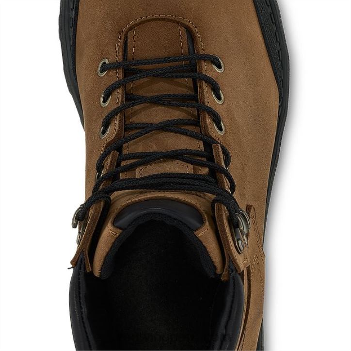 marrón X22T109 Red Wing trabajo - estilo 2415 tracción tred bota impermeable con punta de seguridad para hombre de 6 pulgadas - Image 4