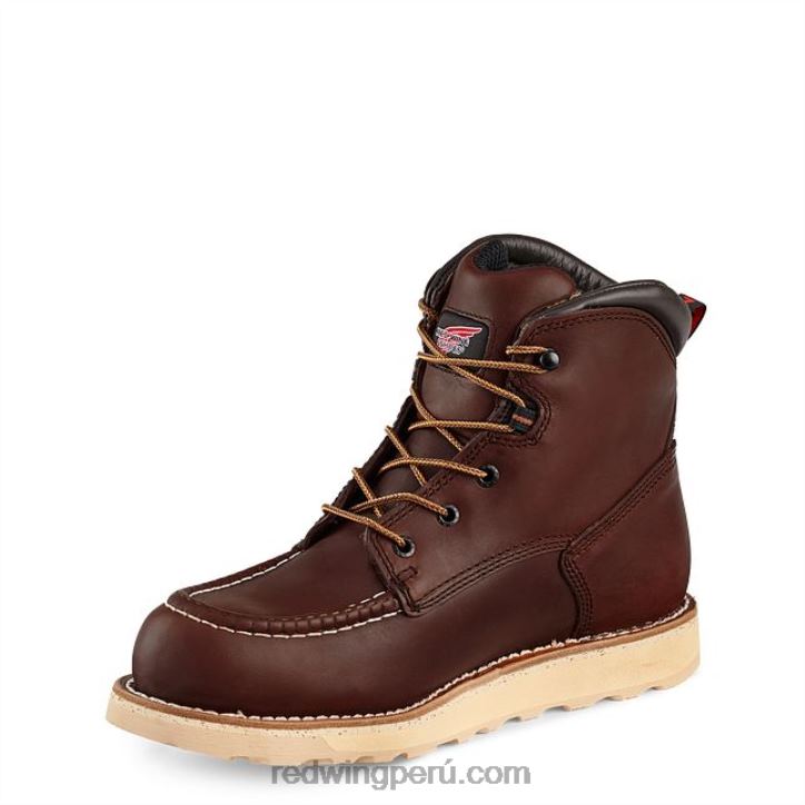 marrón X22T110 Red Wing botas de trabajo con punta de seguridad de 6 pulgadas para hombre estilo 2241 king toe - Image 3
