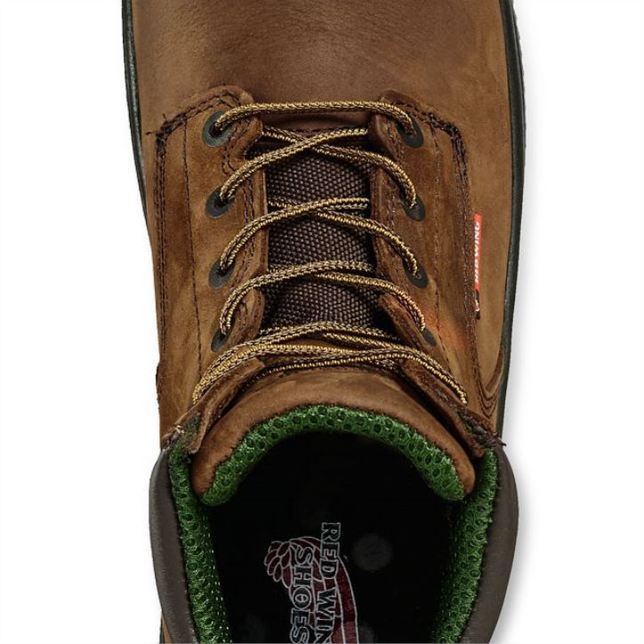 marrón X22T111 Red Wing botas metguard con punta de seguridad de 6 pulgadas para hombre estilo 4456 king toe - Image 4