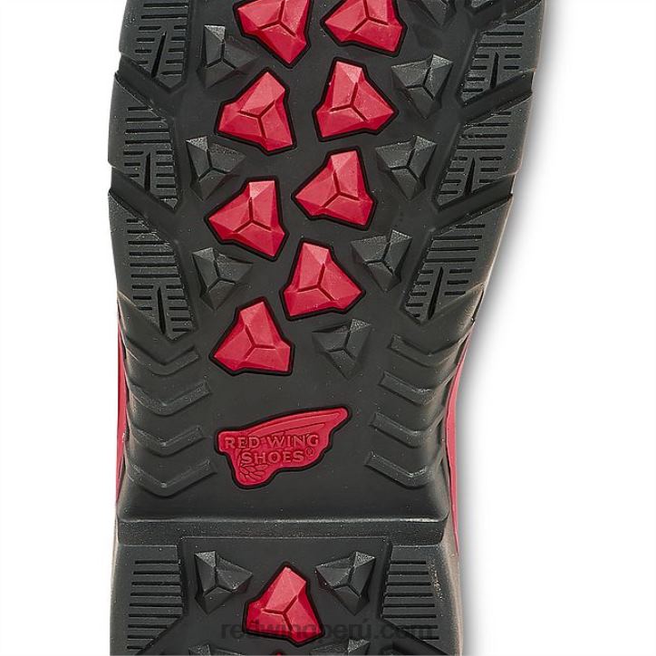 marrón X22T120 Red Wing trabajo - estilo 4436 supersole para hombre de 11 pulgadas resistente al agua con punta de seguridad metguard bota sin cordones - Image 5