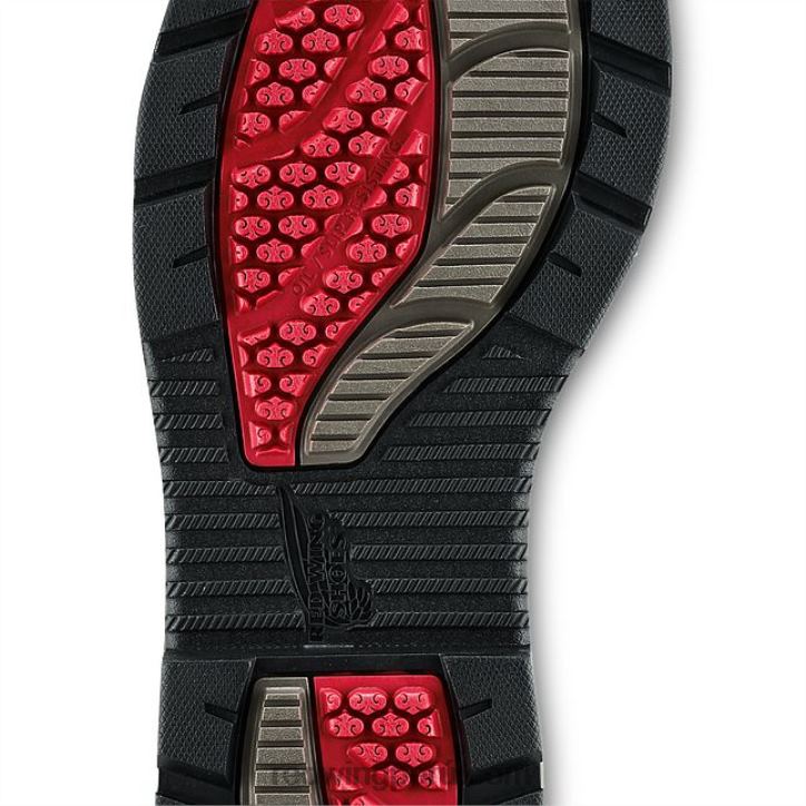 marrón X22T124 Red Wing trabajo - estilo 866 tracción tred bota sin cordones para hombre de 9 pulgadas con punta blanda - Image 5