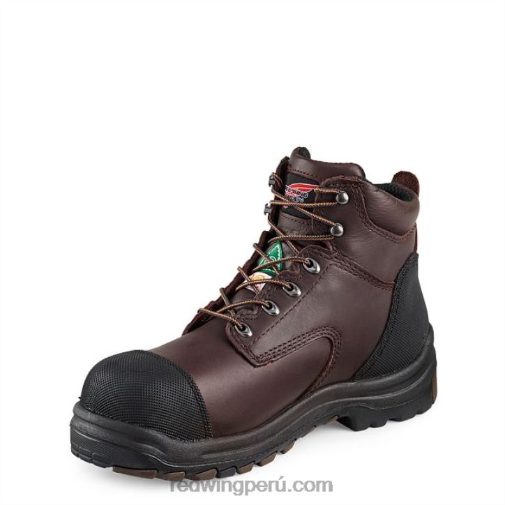 marrón X22T128 Red Wing trabajo - estilo 4217 dynaforce botas impermeables con punta de seguridad para hombre de 6 pulgadas - Image 3