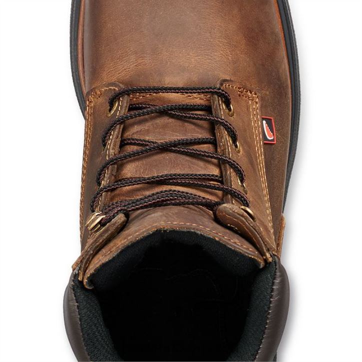 marrón X22T131 Red Wing trabajo - estilo 1172 dynaforce bota impermeable para hombre de 11 pulgadas con punta suave y sin cordones - Image 4