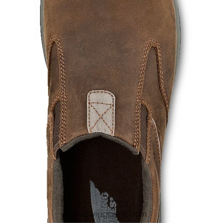 marrón X22T149 Red Wing work - chukka con puntera de seguridad para mujer estilo 2035 cross lite - Image 4