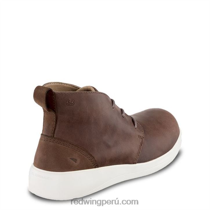 marrón X22T150 Red Wing work - bota de seguridad con punta de seguridad y cremallera lateral de 5 pulgadas para mujer estilo 2030 cross lite - Image 2