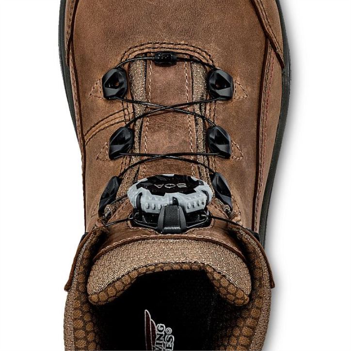 marrón X22T152 Red Wing work - style 3542 tradeswoman botas impermeables para excursionista con punta de seguridad csa para mujer de 6 pulgadas - Image 4