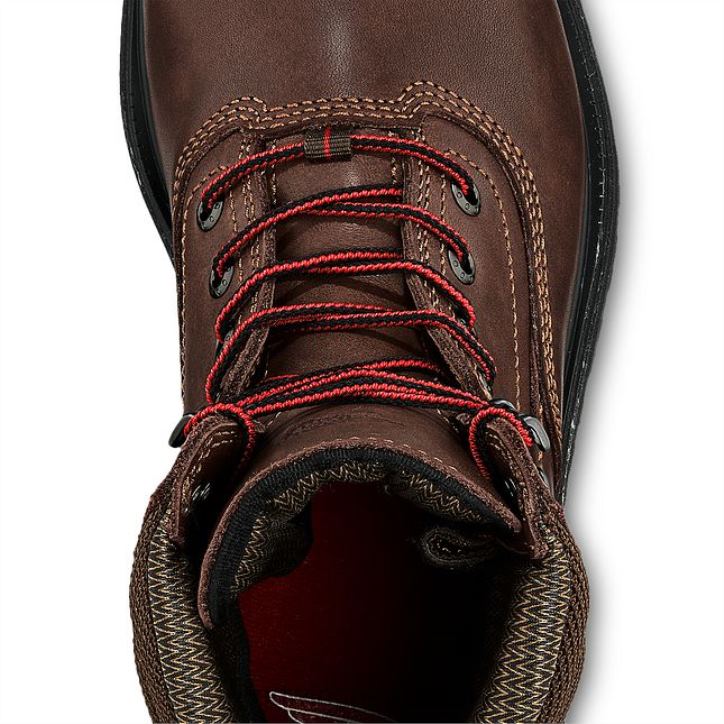 marrón X22T154 Red Wing trabajo - estilo 2444 tracción tred lite mujer bota de seguridad impermeable de 6 pulgadas - Image 4