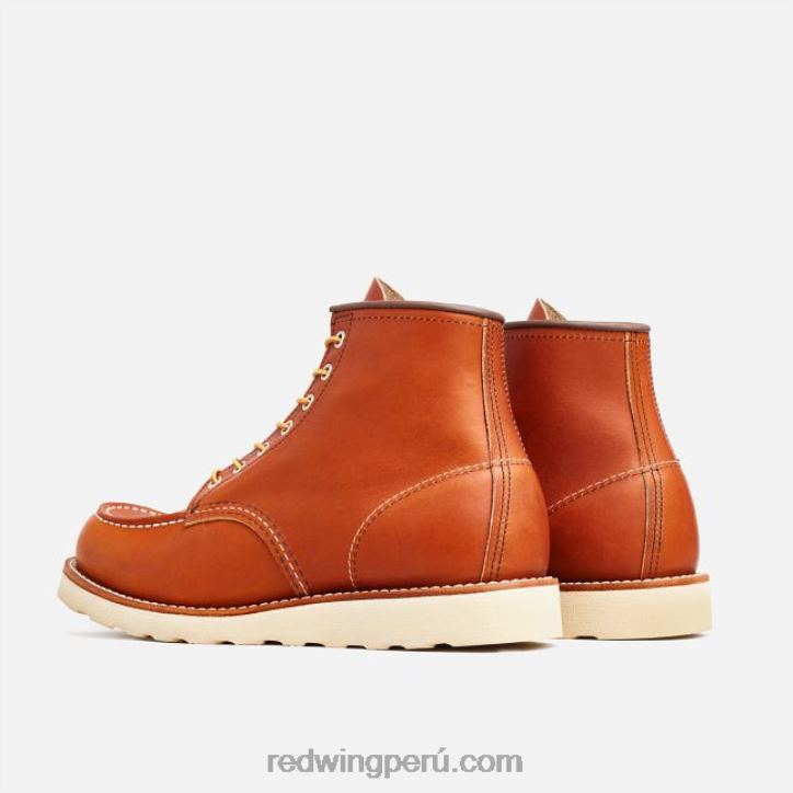 marrón X22T173 Red Wing heritage - bota de 6 pulgadas para hombre estilo 8138 mocasín clásico en piel resbaladiza al aceite - Image 4