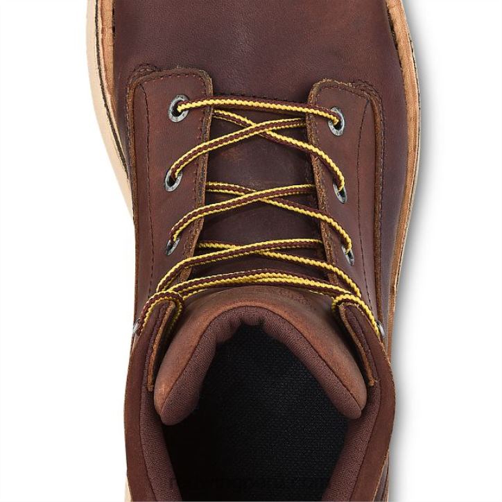 marrón X22T18 Red Wing cinturón de cuero modelo 96500 cinturón de hombre en cuero rojizo pionero - Image 4
