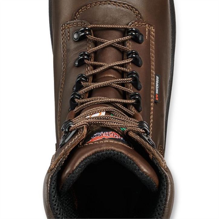 marrón X22T21 Red Wing cinturón de cuero modelo 96518 cinturón de hombre en piel de muleskinner hawthorne - Image 4
