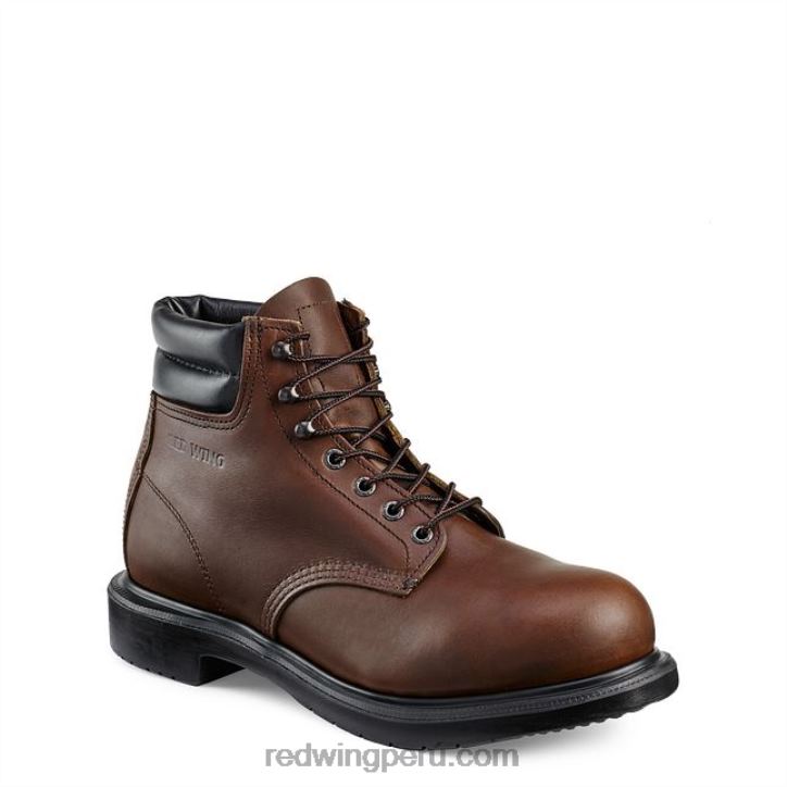 marron_x22t65_red_wing_trabajo_estilo_2216_loggermax_botas_impermeables_con_punta_de_seguridad_para_hombre_de_9_pulgadas.jpg marrón X22T65 Red Wing trabajo - estilo 2216 loggermax botas impermeables con punta de seguridad para hombre de 9 pulgadas - Image 1