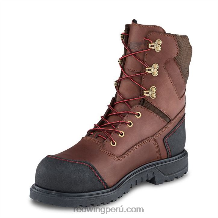 marrón X22T67 Red Wing trabajo - estilo 4499 truwelt botas metguard impermeables de 10 pulgadas para hombres - Image 2