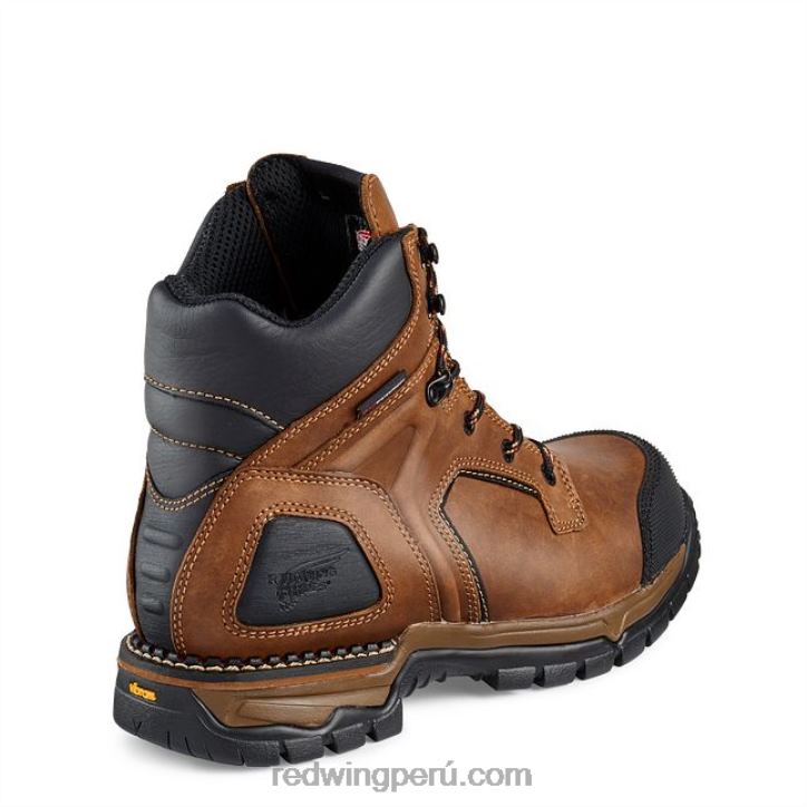 marrón X22T69 Red Wing trabajo - estilo 4435 supersole bota metguard impermeable para hombre de 8 pulgadas con punta de seguridad - Image 2
