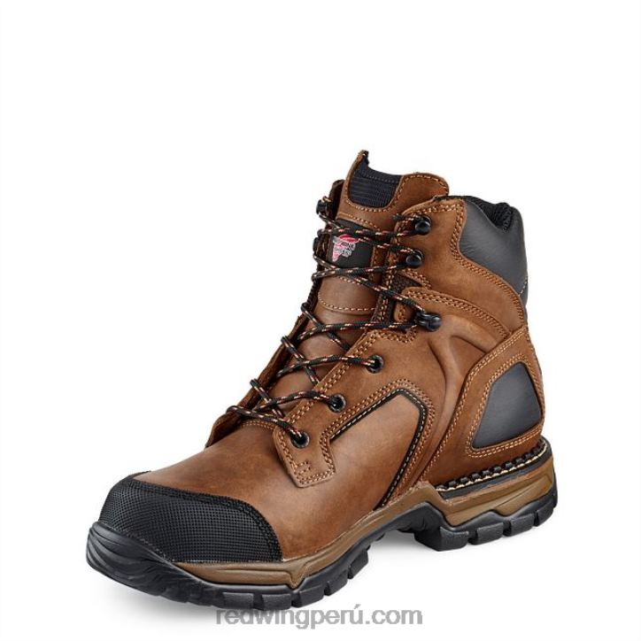 marrón X22T69 Red Wing trabajo - estilo 4435 supersole bota metguard impermeable para hombre de 8 pulgadas con punta de seguridad - Image 3