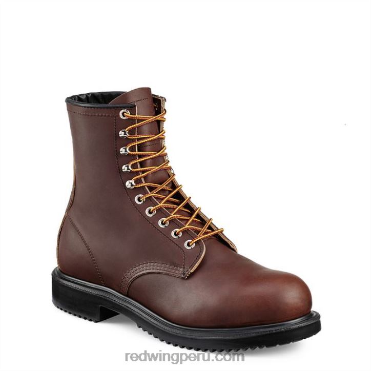 marron_x22t80_red_wing_trabajo_estilo_400_dynaforce_hombre_bota_impermeable_de_8_pulgadas_con_punta_suave.jpg marrón X22T80 Red Wing trabajo - estilo 400 dynaforce hombre bota impermeable de 8 pulgadas con punta suave - Image 1