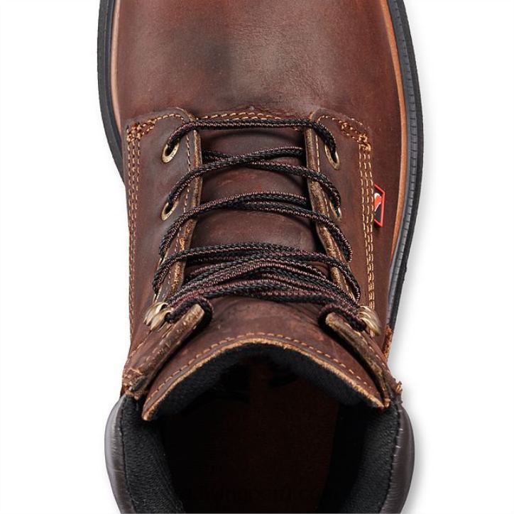 marrón X22T81 Red Wing work - bota sin cordones con punta suave de 11 pulgadas para hombre estilo 1132 supersole - Image 4