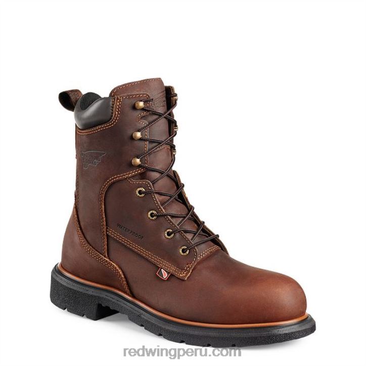 marron_x22t81_red_wing_work_bota_sin_cordones_con_punta_suave_de_11_pulgadas_para_hombre_estilo_1132_supersole.jpg marrón X22T81 Red Wing work - bota sin cordones con punta suave de 11 pulgadas para hombre estilo 1132 supersole - Image 1