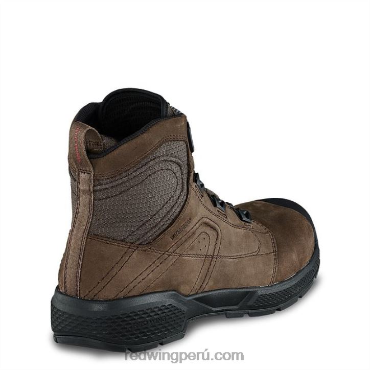 marrón X22T92 Red Wing trabajo - estilo 1222 tracción tred lite bota impermeable para hombre de 6 pulgadas con punta blanda - Image 2