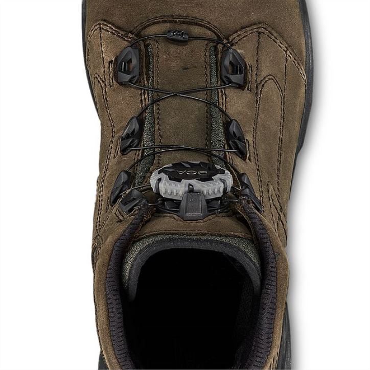 marrón X22T92 Red Wing trabajo - estilo 1222 tracción tred lite bota impermeable para hombre de 6 pulgadas con punta blanda - Image 4