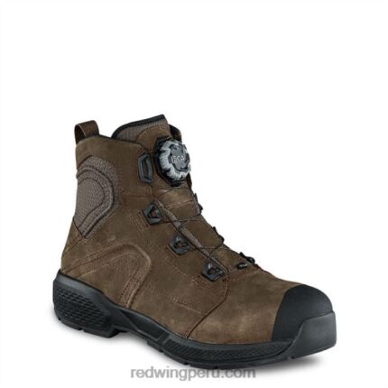 marrón X22T92 Red Wing trabajo - estilo 1222 tracción tred lite bota impermeable para hombre de 6 pulgadas con punta blanda