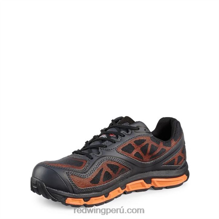 negro/naranja X22T136 Red Wing trabajo - estilo 8336 cooltech atletismo zapato de trabajo atlético de punta suave para hombres - Image 3