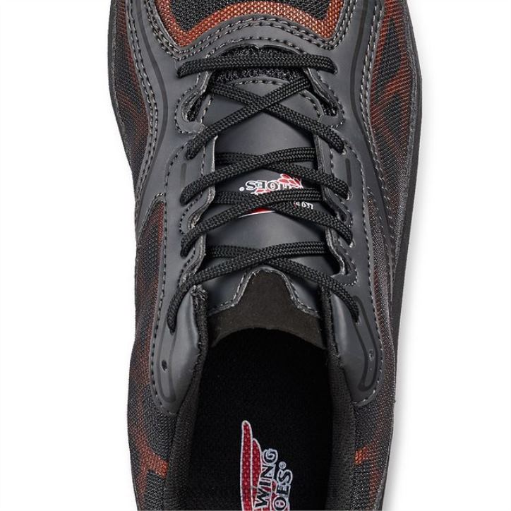 negro/naranja X22T136 Red Wing trabajo - estilo 8336 cooltech atletismo zapato de trabajo atlético de punta suave para hombres - Image 4
