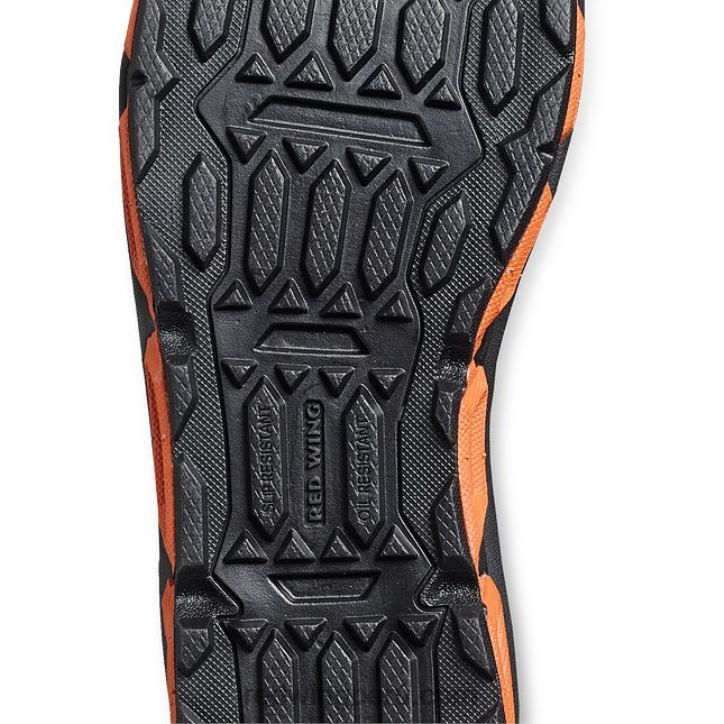 negro/naranja X22T136 Red Wing trabajo - estilo 8336 cooltech atletismo zapato de trabajo atlético de punta suave para hombres - Image 5