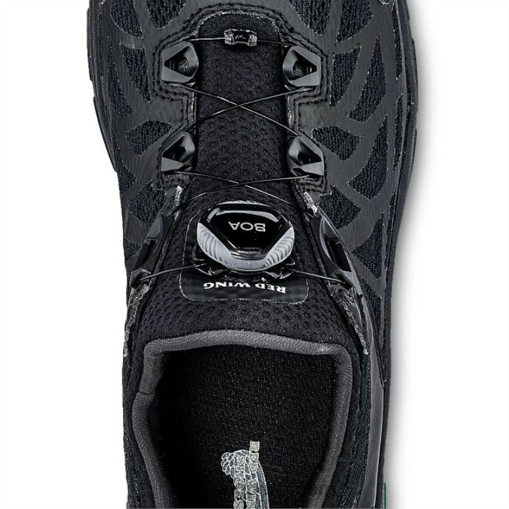 negro/verde azulado X22T162 Red Wing trabajo - estilo 2343 cooltech atletismo zapatos de trabajo atléticos con punta de seguridad para mujer - Image 4