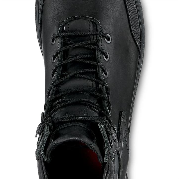 negro X22T108 Red Wing botas de trabajo impermeables con punta de seguridad de 6 pulgadas para hombre estilo 2410 burnside - Image 4