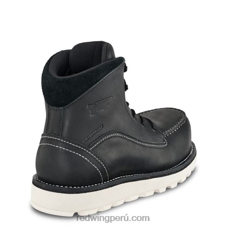 negro X22T165 Red Wing heritage - bota de 6 pulgadas para hombre estilo 8085 iron ranger en cuero áspero y resistente - Image 2