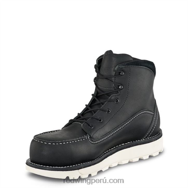 negro X22T165 Red Wing heritage - bota de 6 pulgadas para hombre estilo 8085 iron ranger en cuero áspero y resistente - Image 3