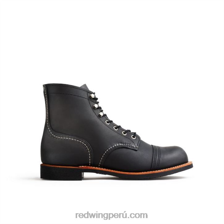 negro_x22t167_red_wing_heritage_bota_de_6_pulgadas_para_hombre_estilo_8111_iron_ranger_en_piel_de_arnes.jpg negro X22T167 Red Wing heritage - bota de 6 pulgadas para hombre estilo 8111 iron ranger en piel de arnés - Image 1